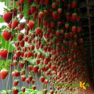 Клубника ампельная Анастасия купить по цене от 370р. в интернет-магазине «Посадика» с доставкой почтой в в Анапе и по всей России – [изображение №1].